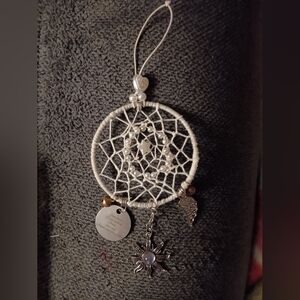 Handmade White Heavenly Dreamcatcher